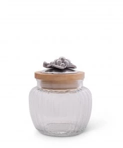 Arthur Court Canisters Grape Glass Canister
