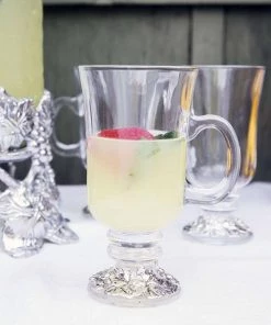 Arthur Court Tea Glasses Grape Glass Mug