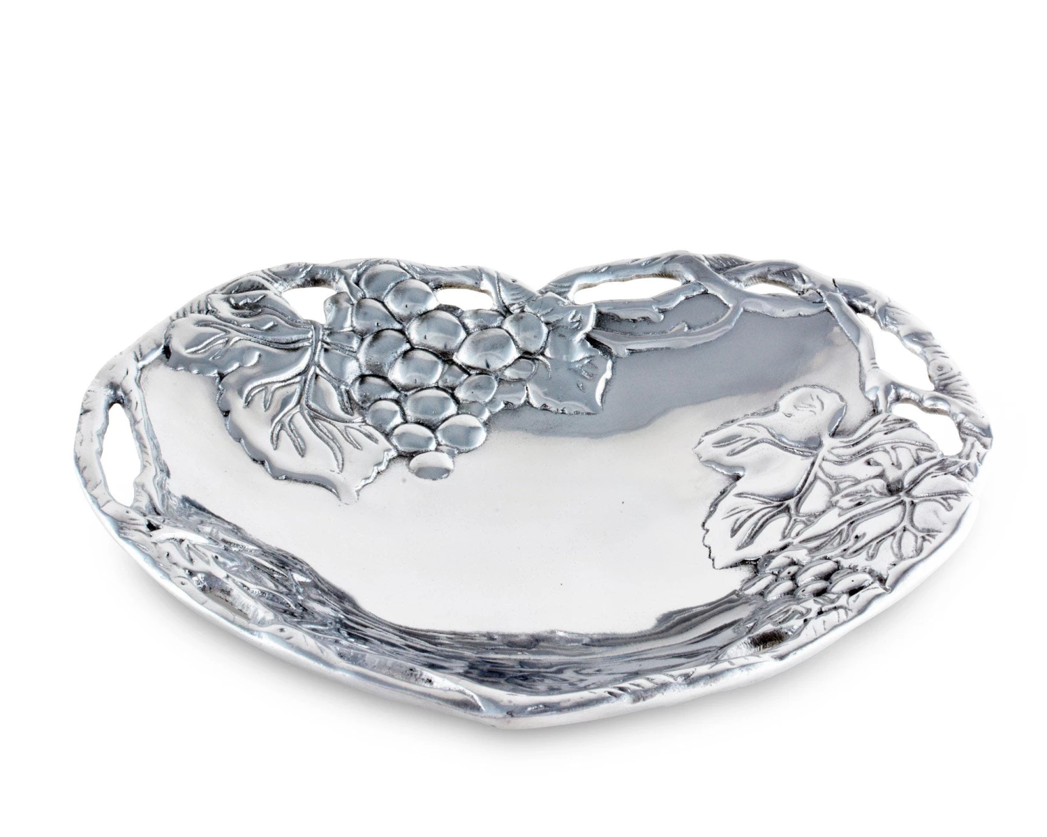 Arthur Court Trays Grape Heart Coupe Tray