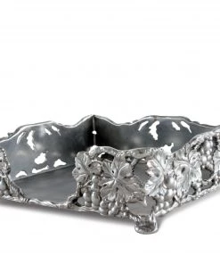 Arthur Court Napkin Holders Grape Luncheon Napkin Box