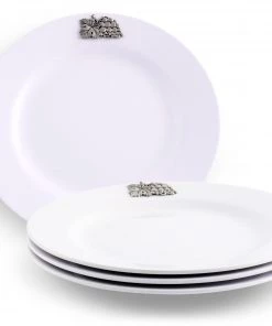 Arthur Court Grape Melamine Lunch Plates - Set Of 4