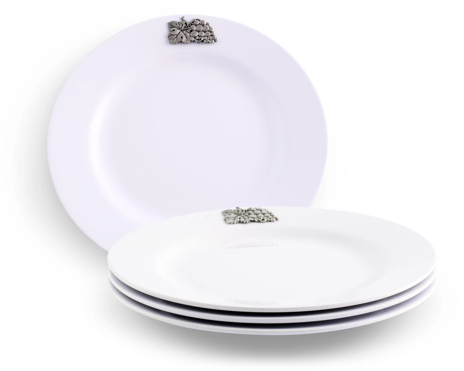 Arthur Court Grape Melamine Lunch Plates - Set Of 4