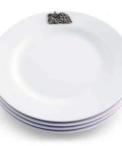 Arthur Court Grape Melamine Lunch Plates - Set Of 4