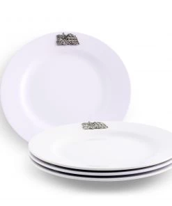 Arthur Court Grape Melamine Lunch Plates - Set Of 4
