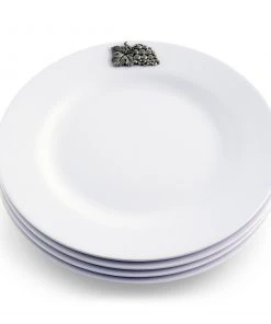 Arthur Court Grape Melamine Lunch Plates - Set Of 4