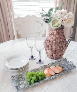 Arthur Court Oblong Trays Grape Oblong Tray