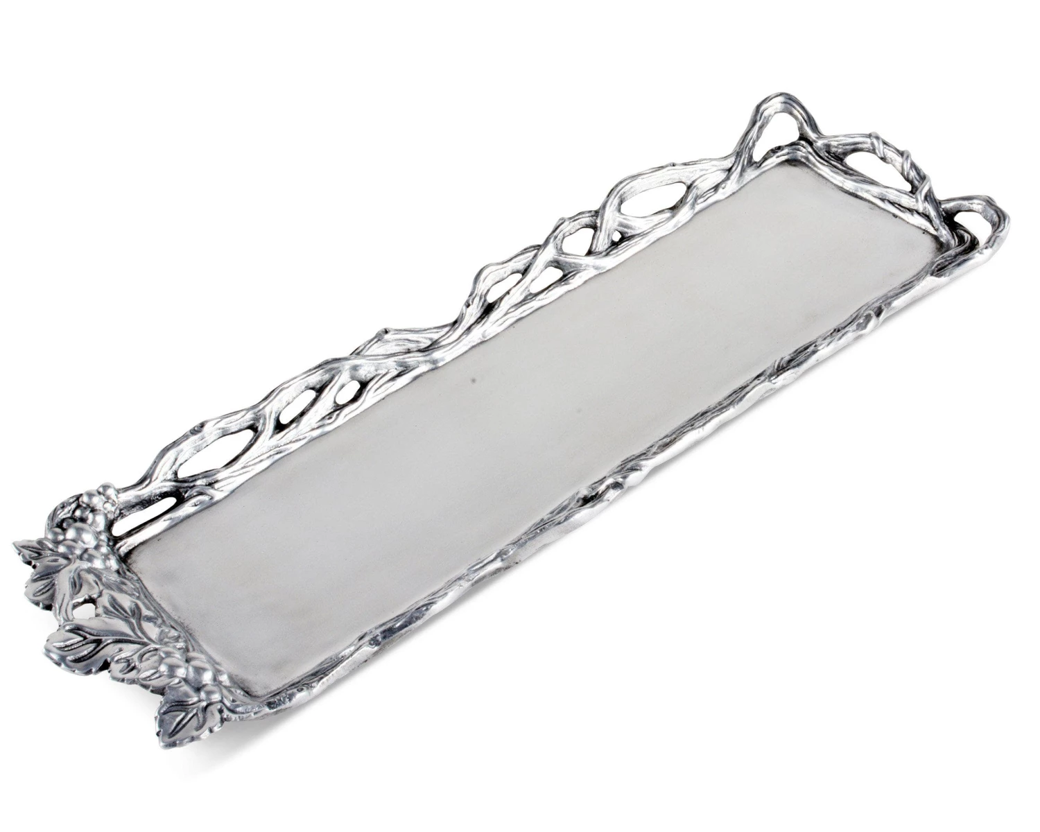 Arthur Court Grape Open Vine Oblong Tray