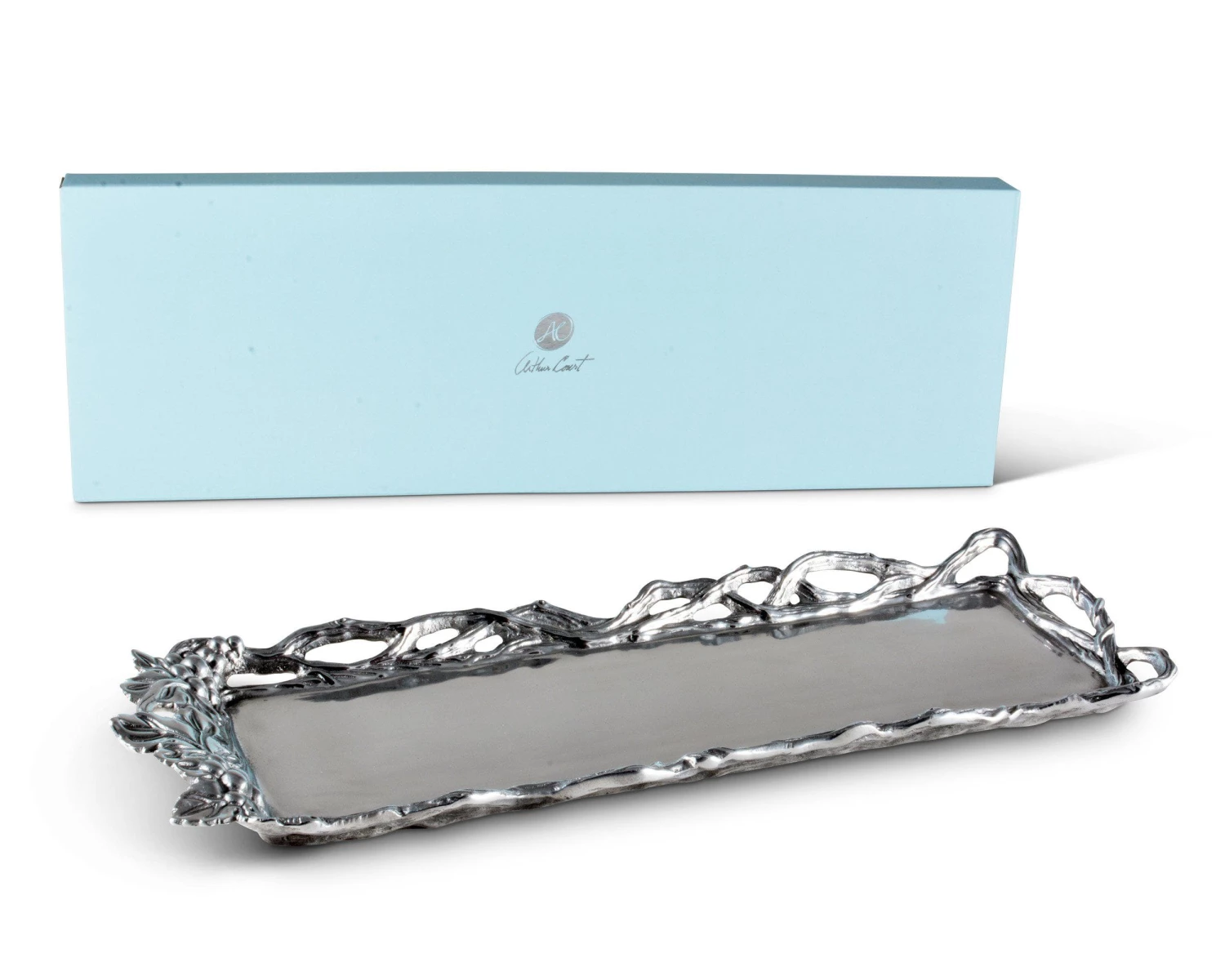 Arthur Court Grape Open Vine Oblong Tray