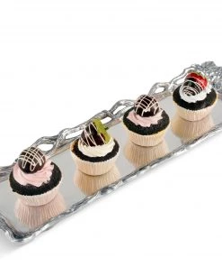 Arthur Court Grape Open Vine Oblong Tray