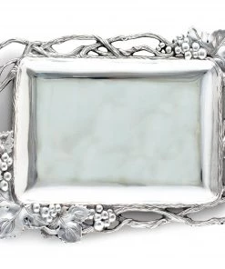 Arthur Court Grape Open Vine Rectangle Tray