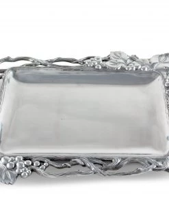 Arthur Court Grape Open Vine Rectangle Tray