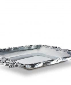 Arthur Court Grape Open Vine Square Tray 12