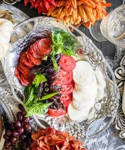 Arthur Court Trays Grape Oval Tray