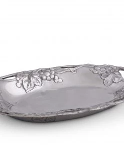 Arthur Court Trays Grape Oval Tray