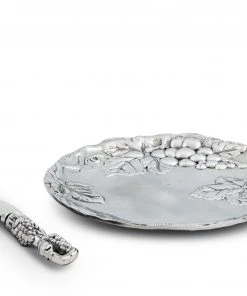 Arthur Court Grape Plate With Server Cheese Boards & Cheese Sets