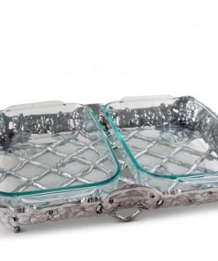 Arthur Court Grape Pyrex Holder 2qt