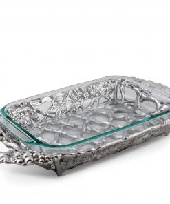 Arthur Court Grape Pyrex Holder 3qt Casserole Servers