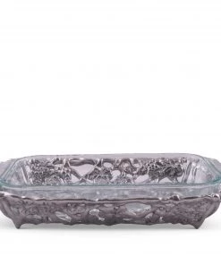 Arthur Court Grape Pyrex Holder 3qt Casserole Servers