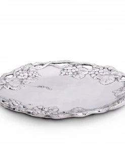 Arthur Court Grape Round Tray 15