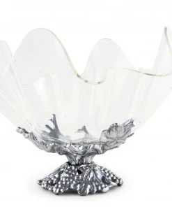 Arthur Court Grape Stand Acrylic Bowl 11