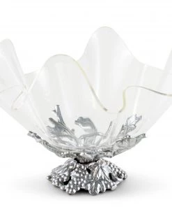 Arthur Court Grape Stand Acrylic Bowl 11