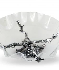 Arthur Court Grape Stand Acrylic Bowl 16