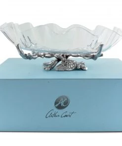 Arthur Court Grape Stand Acrylic Bowl 16