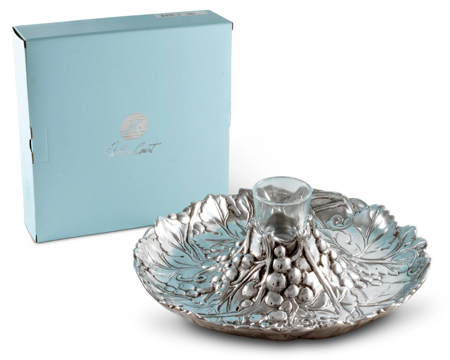 Arthur Court Catch Alls Grape Tidbit Tray