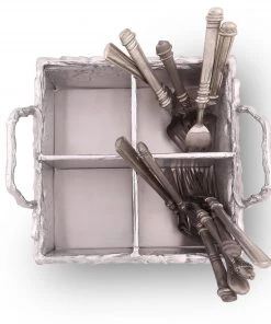 Arthur Court Grapevine Flatware Caddy
