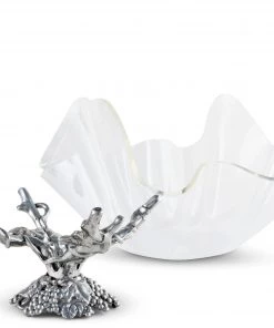 Arthur Court Grapevine Stand Acrylic Bowl 14