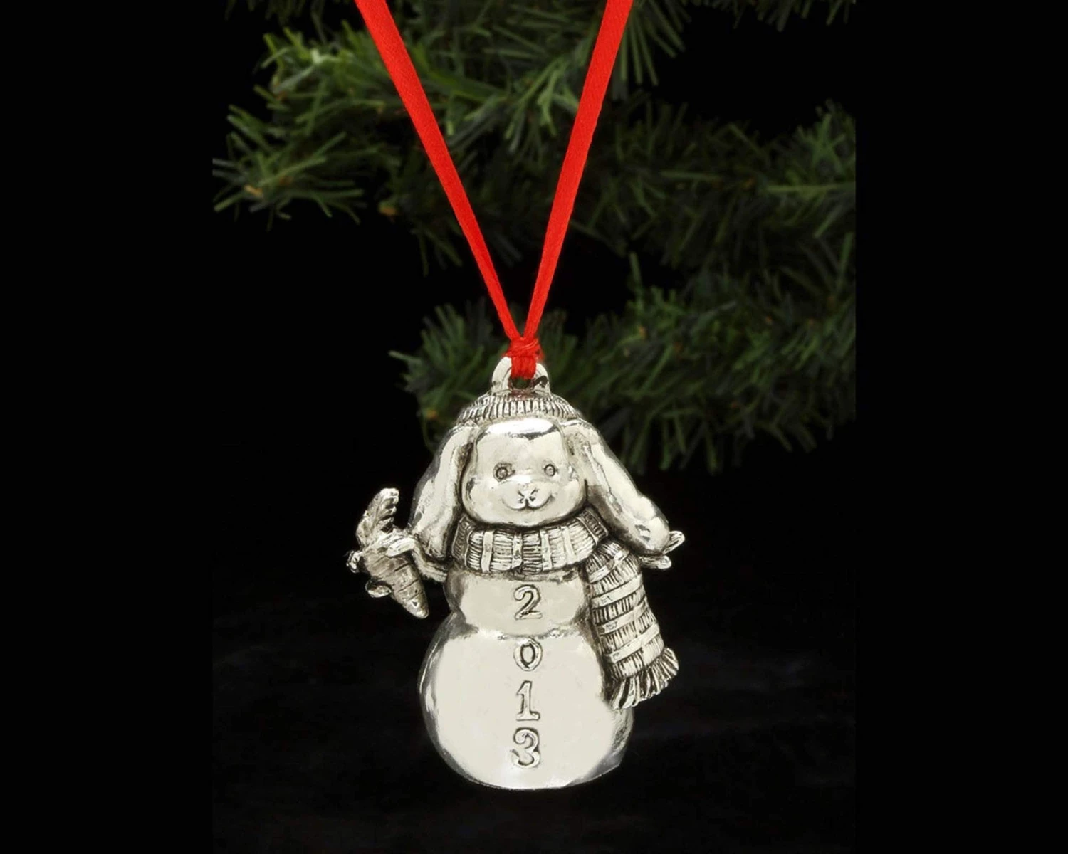 Arthur Court Holiday Ornaments Bunny Annual Christmas Ornament