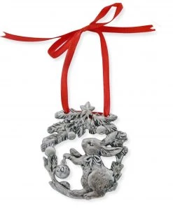 Arthur Court Holiday Ornaments Bunny Annual Christmas Ornament