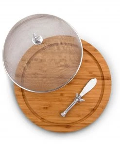 Arthur Court Bee 3 Piece Picnic Cheese Board / Spreader Cheese Boards & Cheese Sets