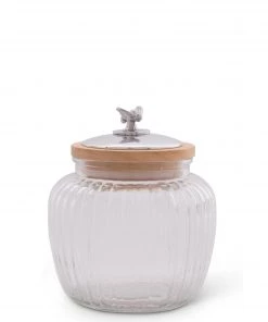 Arthur Court Honey Bee Glass Canister Canisters