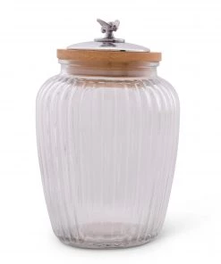 Arthur Court Honey Bee Glass Canister Canisters