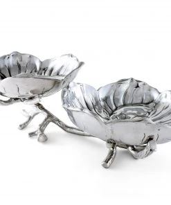 Arthur Court Serving Bowls Magnolia 2-Bowl Bowl