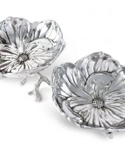 Arthur Court Serving Bowls Magnolia 2-Bowl Bowl