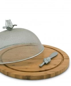 Arthur Court Magnolia 3 Piece Picnic Cheese Board / Spreader Cheese Boards & Cheese Sets