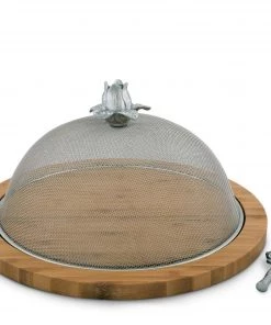 Arthur Court Magnolia 3 Piece Picnic Cheese Board / Spreader Cheese Boards & Cheese Sets