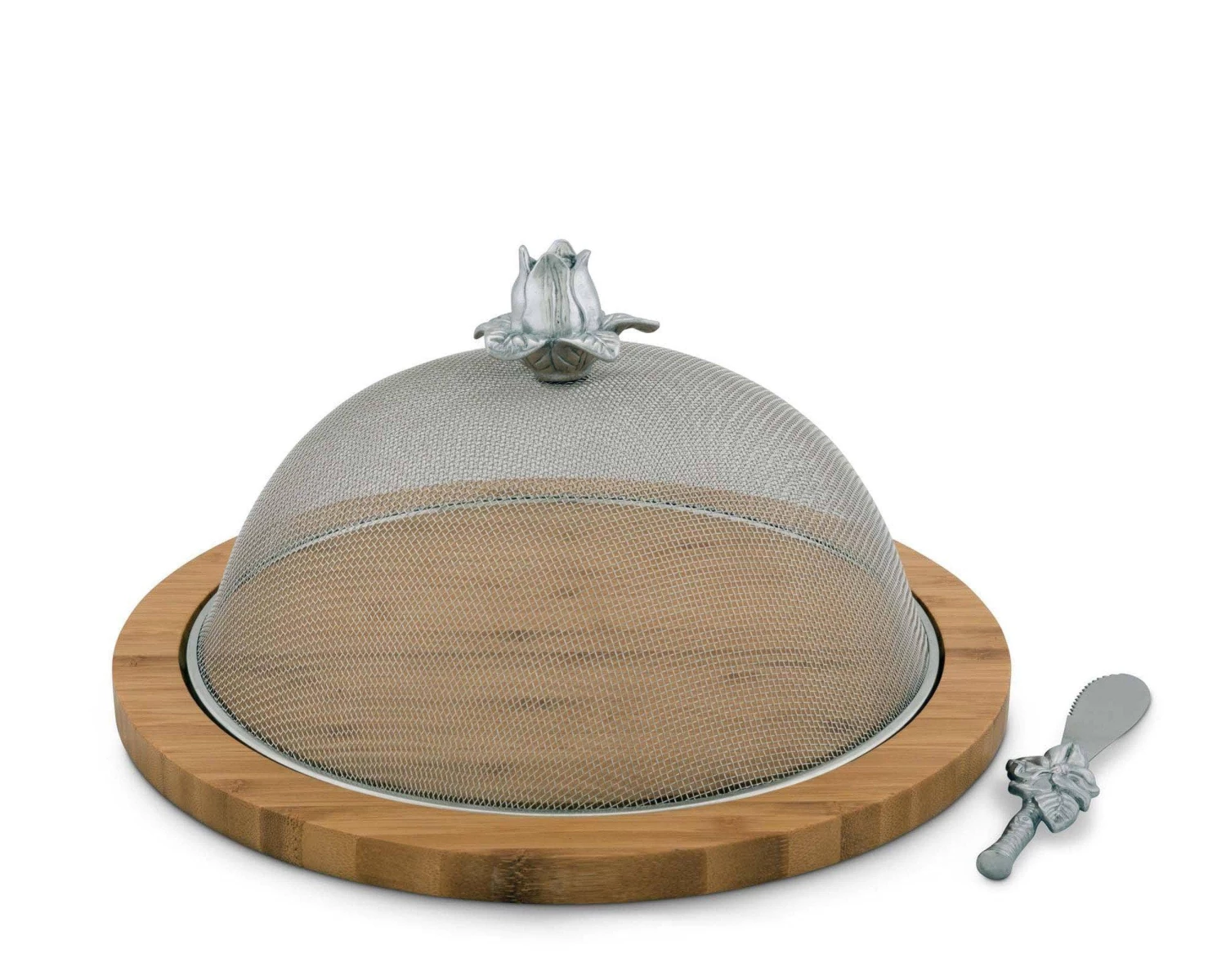 Arthur Court Magnolia 3 Piece Picnic Cheese Board / Spreader Cheese Boards & Cheese Sets