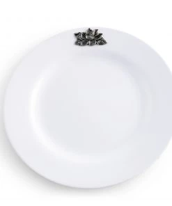 Arthur Court Magnolia Melamine Lunch Plates - Set Of 4