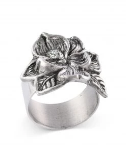 Arthur Court Magnolia Napkin Rings - Set Of 4