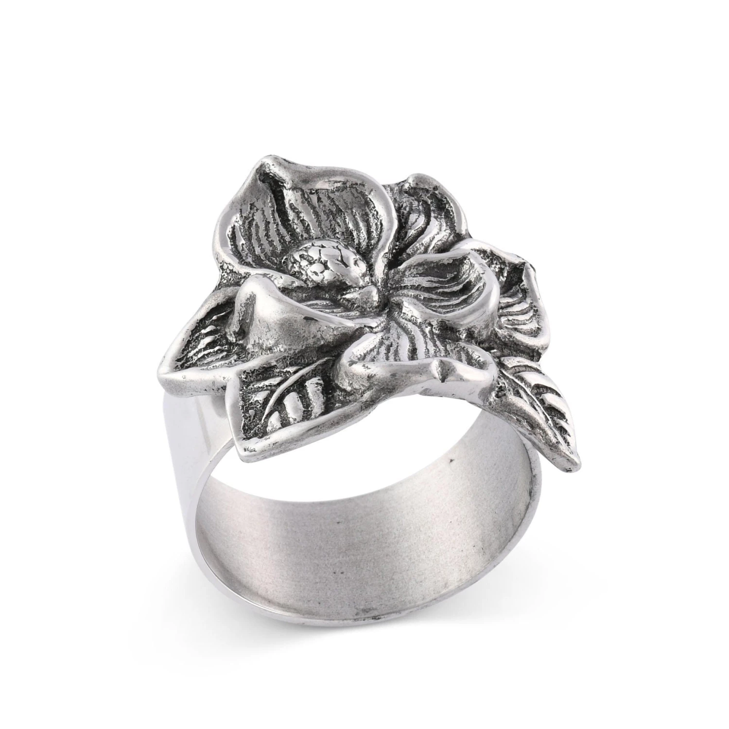 Arthur Court Magnolia Napkin Rings - Set Of 4