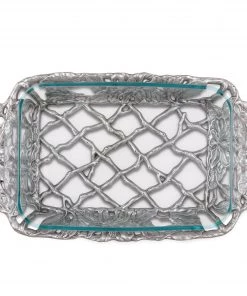 Arthur Court Magnolia Pyrex Holder 3qt