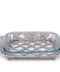 Arthur Court Magnolia Pyrex Holder 3qt