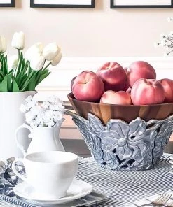 Arthur Court Salad Bowls Magnolia Wood Tall Salad Bowl