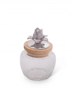 Arthur Court Magnolia Glass Canister Canisters