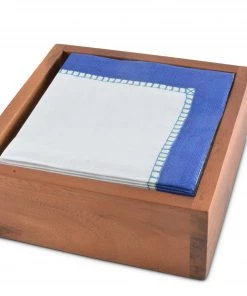 Arthur Court Cocktail Wood Napkin Box Miscellaneous