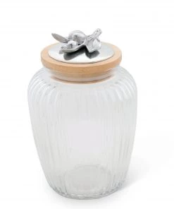 Arthur Court Olive Glass Canister