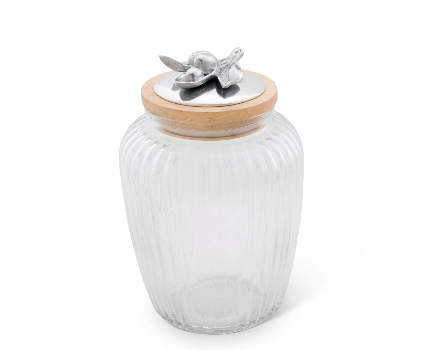 Arthur Court Olive Glass Canister